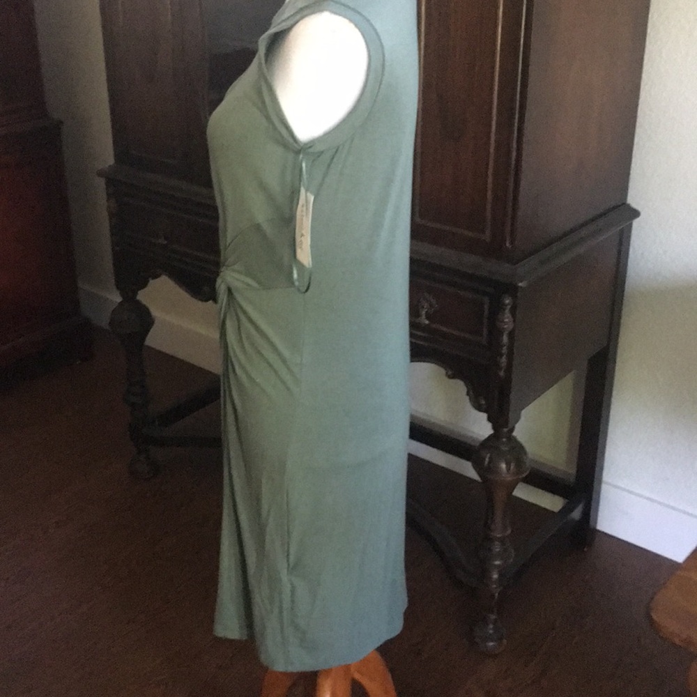NWT Maison Jules Pale Sage Knit Sheath Dress. - Picture 6 of 6